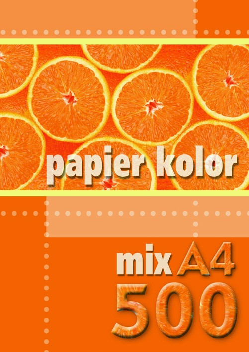 Papier ksero A4 80g 500ark. mix 5 kolorów